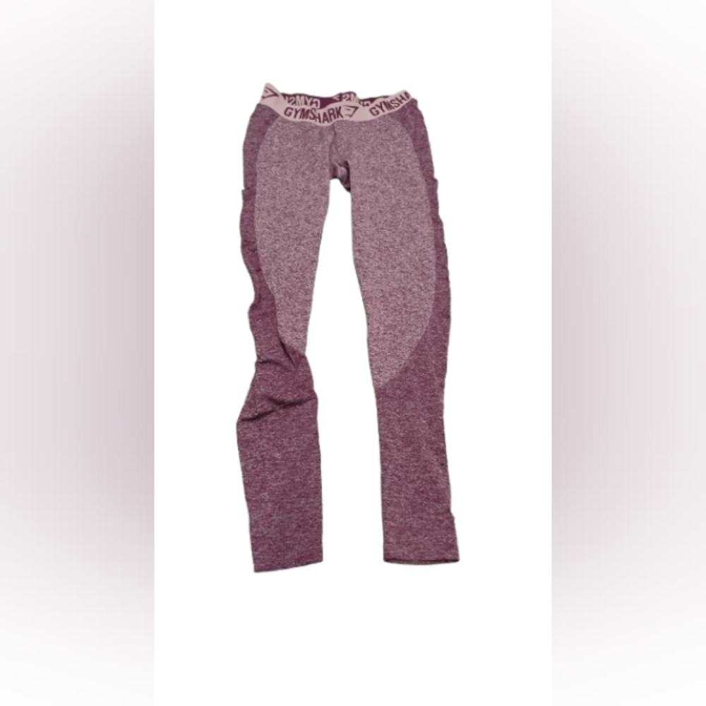 Gymshark Flex Heathers Purple Full Length Women's Leggings Tights Fits Sz M